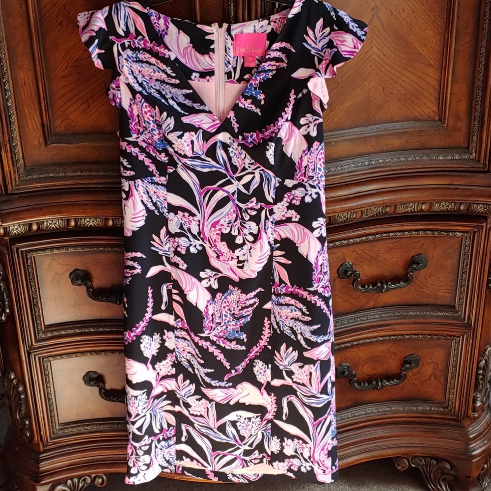 💜Lilly Pulitzer Mina Stretch Shift Dress. Beautiful!💜